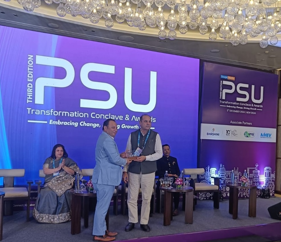 Sh. Sanjeev Kumar, CMD TCIL conferred the Outstanding Leadership in Organizational Transformation Award at PSU Transformation Conclave & Award ceremony organized by iLouge Media, A dynamic online Enterprise News portal for SME, Policy makers, Enterprises, Digital India and Smart Cities on 5 Dec 2024. Sh. Sanjeev Kumar, CMD TCIL conferred the Outstanding Leadership in Organizational Transformation Award at PSU Transformation Conclave & Award ceremony organized by iLouge Media, A dynamic online Enterprise News portal for SME, Policy makers, Enterprises, Digital India and Smart Cities on 5 Dec 2024.